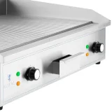 Grătar electric cu placă de gătit striată 700 x 400 mm 4400 W 4