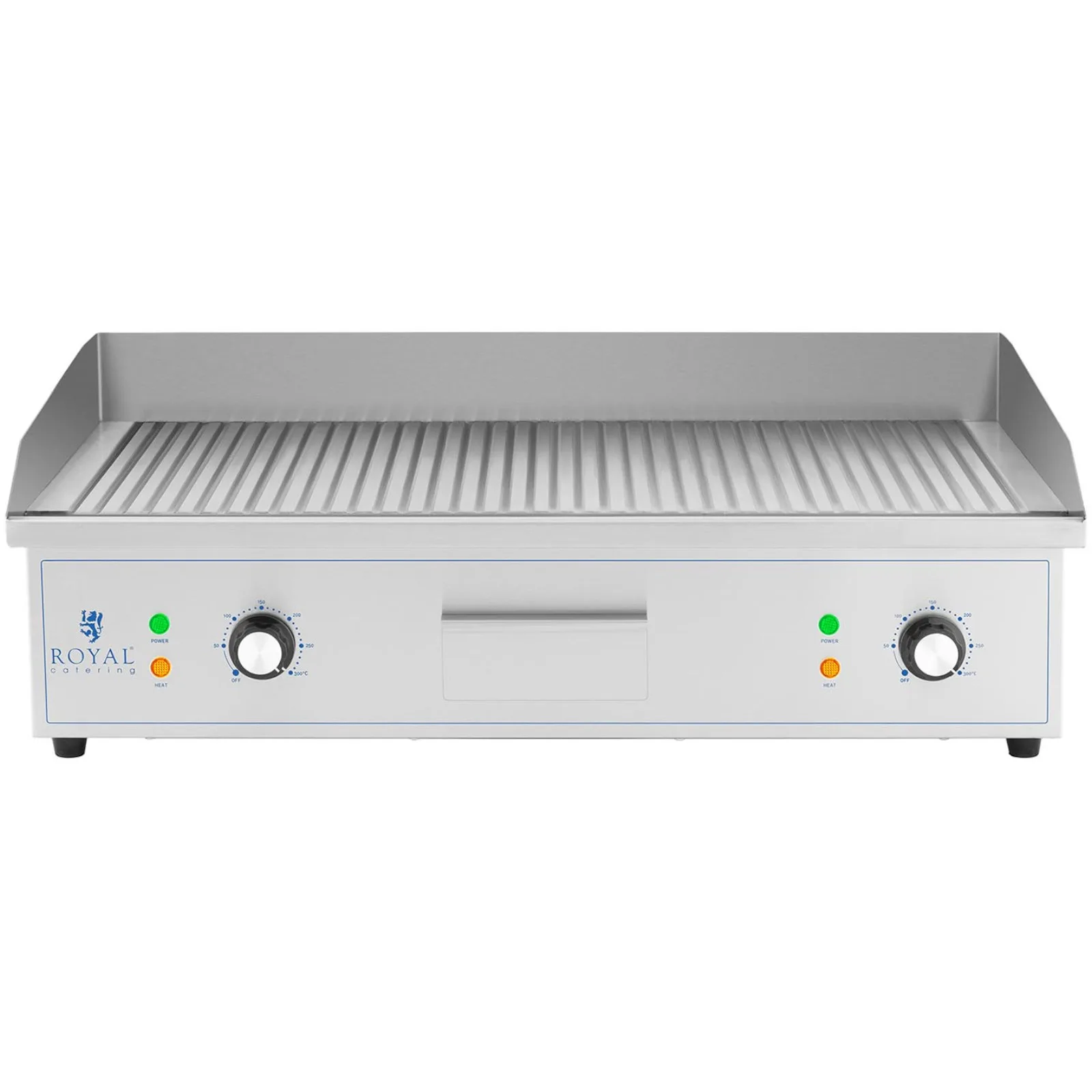 Električni roštilj s utornom pločom za pečenje 700 x 400 mm 4400 W 5