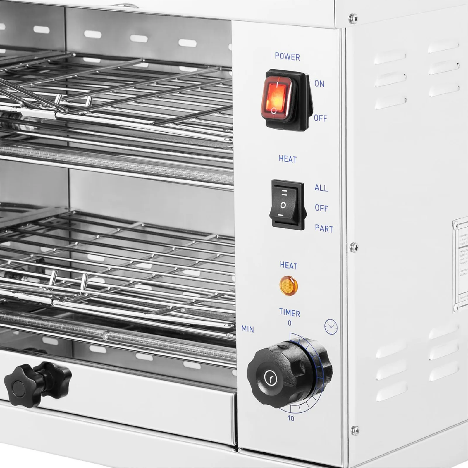 3200 W-os szendvicssütő 3