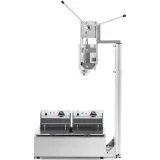 Churros-Ausgabe- und Frittiermaschine 3 l 2x 2500 W 6