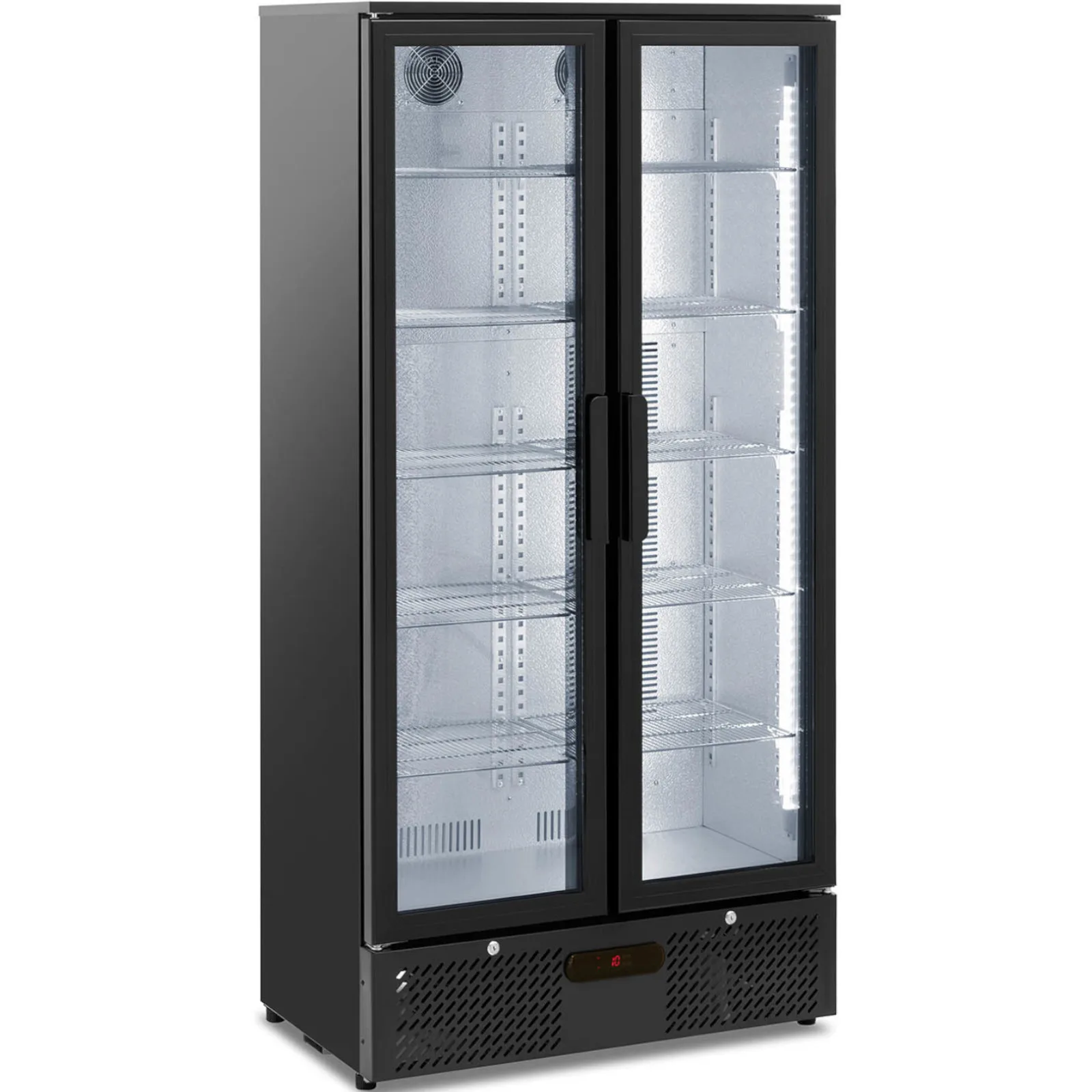 2 ajtós, üvegajtós bárhűtő italokhoz, 458 L, 295 W