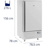 LCD šok-zamrzivač/hladnjak 276 L 1350 W 8