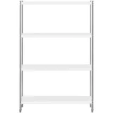 Raft metalic de depozitare pentru industria alimentară, până la 200 kg, 120 x 40 x 180 cm 5