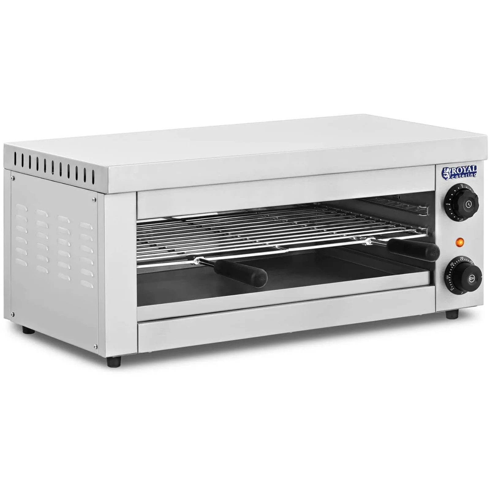 Salamander szendvicssütő, 50–300 °C, 2000 W 2
