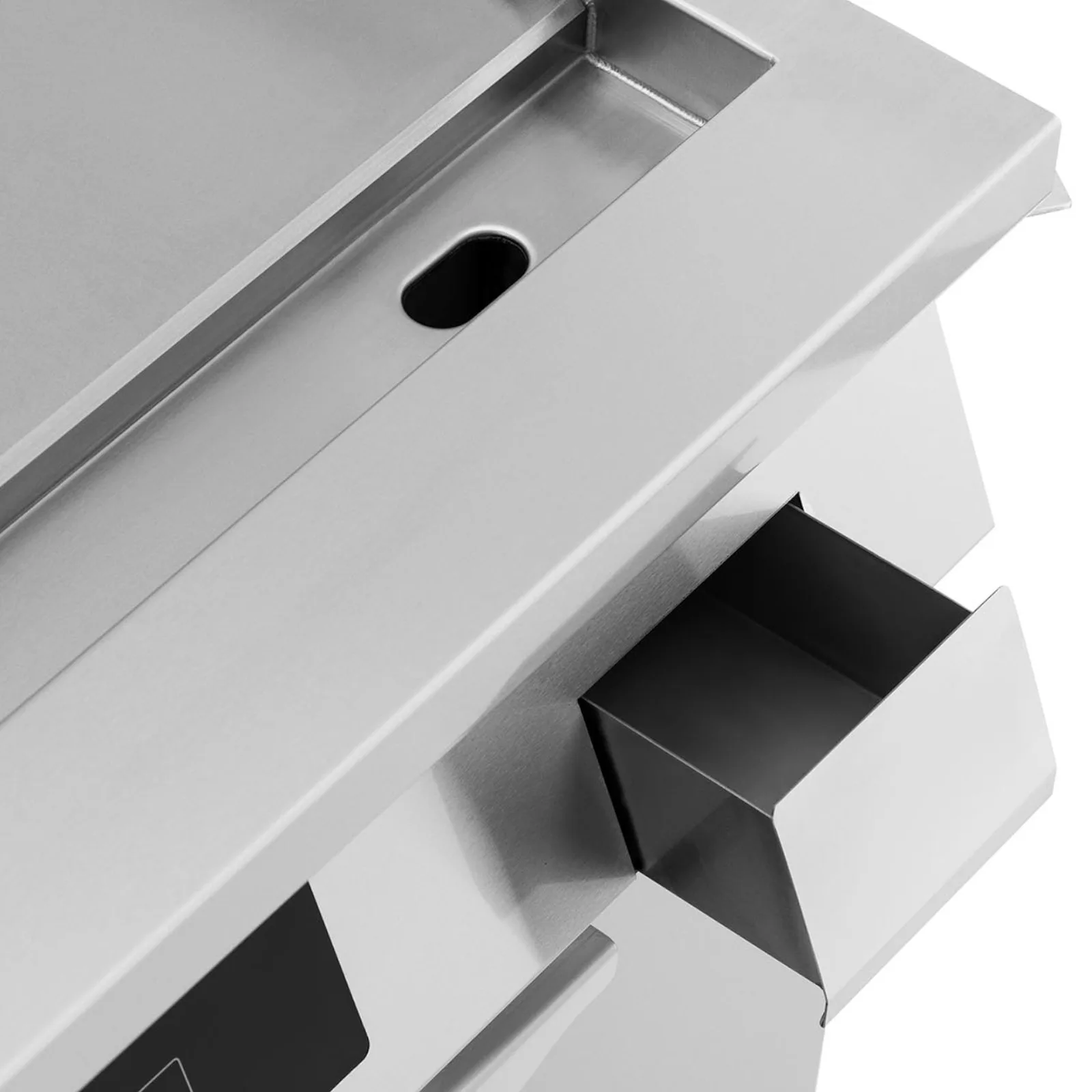 Glatki slobodno stojeći indukcijski roštilj 720 x 610 mm 80-300 °C 10.000 W 5