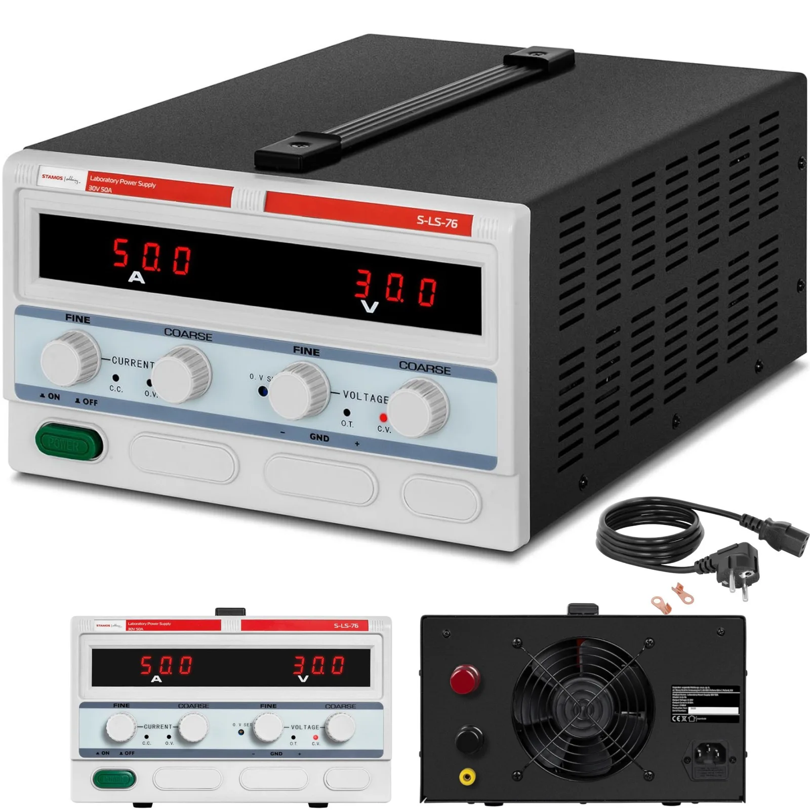 OVP OTP OPP 0-50 A 0-30 V 1500 W laboratóriumi kapcsolóüzemű tápegység