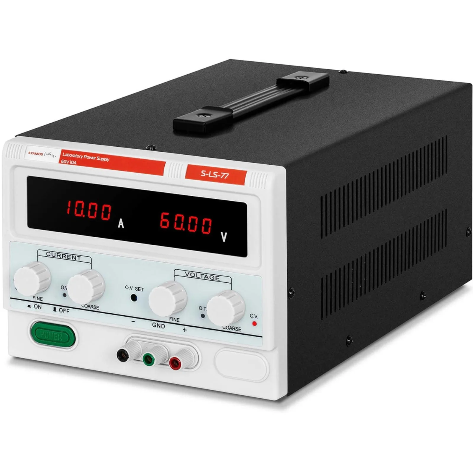 S-LS-77 0–60 V 0–10 A DC laboratóriumi kapcsolóüzemű tápegység 2