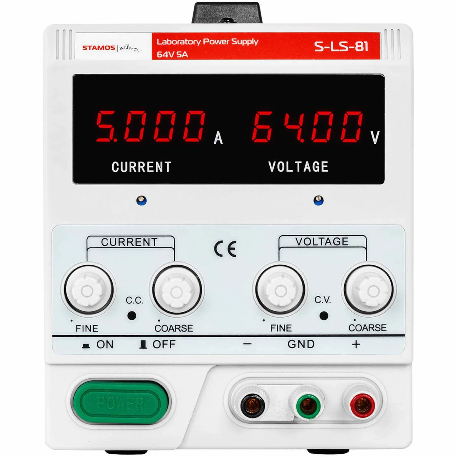 Laboratóriumi tápegység 0–64 V, 0–5 A, 320 W 2