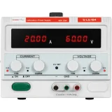 Laboratóriumi tápegység 0–60 V 0–20 A DC 1200 W 3