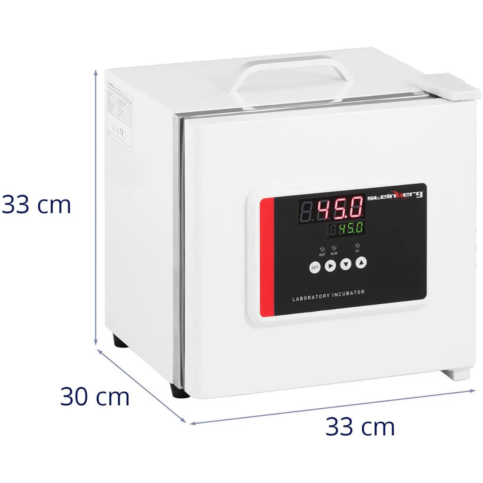Mikrobiologický laboratórny inkubátor 45 °C, 7,5 l 7