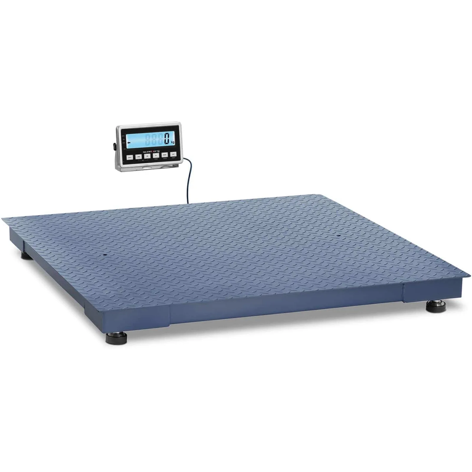 LCD-Lagerplattformwaage 120 x 120 cm 3000 kg / 1 kg 2