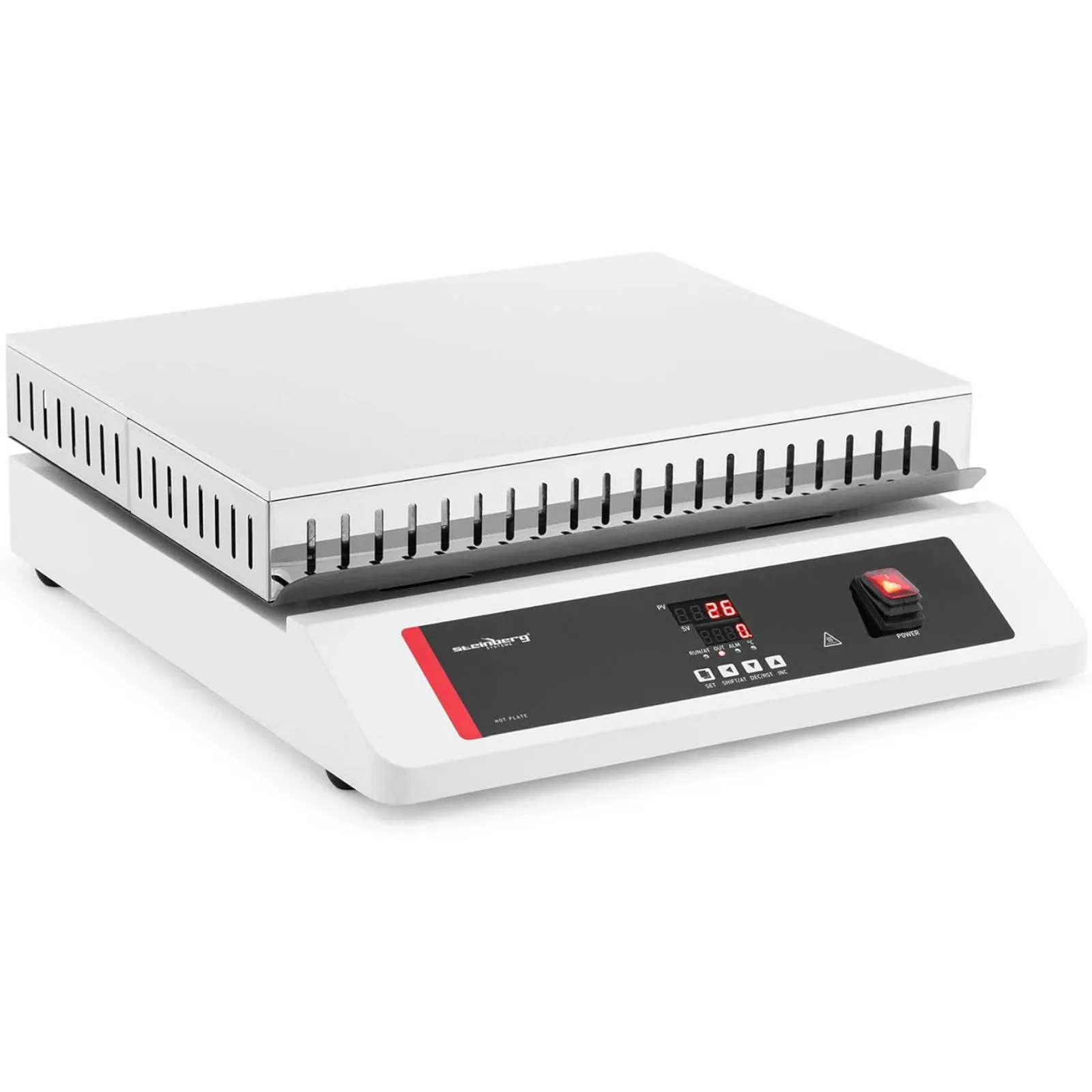 Laboratóriumi fűtőberendezés, 45x35 cm-es fűtőlap, 2650 W, max. 350 °C