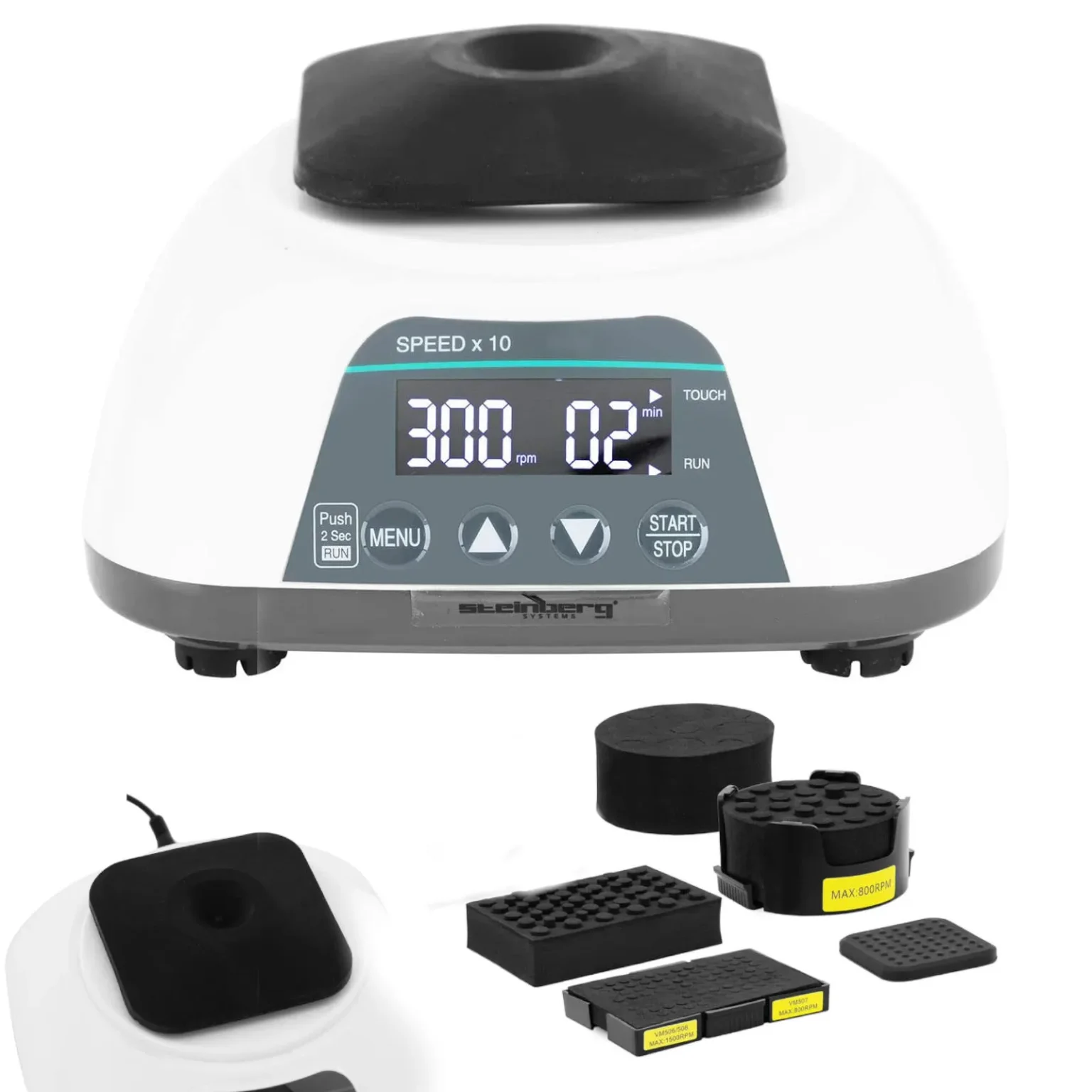 Vortex laboratóriumi centrifuga, 7 modul, 20 W, 3000 fordulat/perc