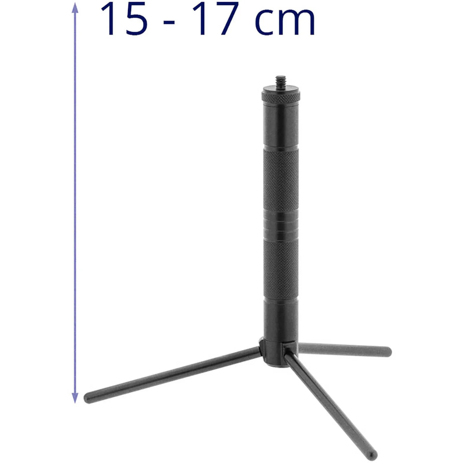 Mini statív s hrotom pre laserový zameriavač s krížom, 15–17 cm, závit 1/4'' 4