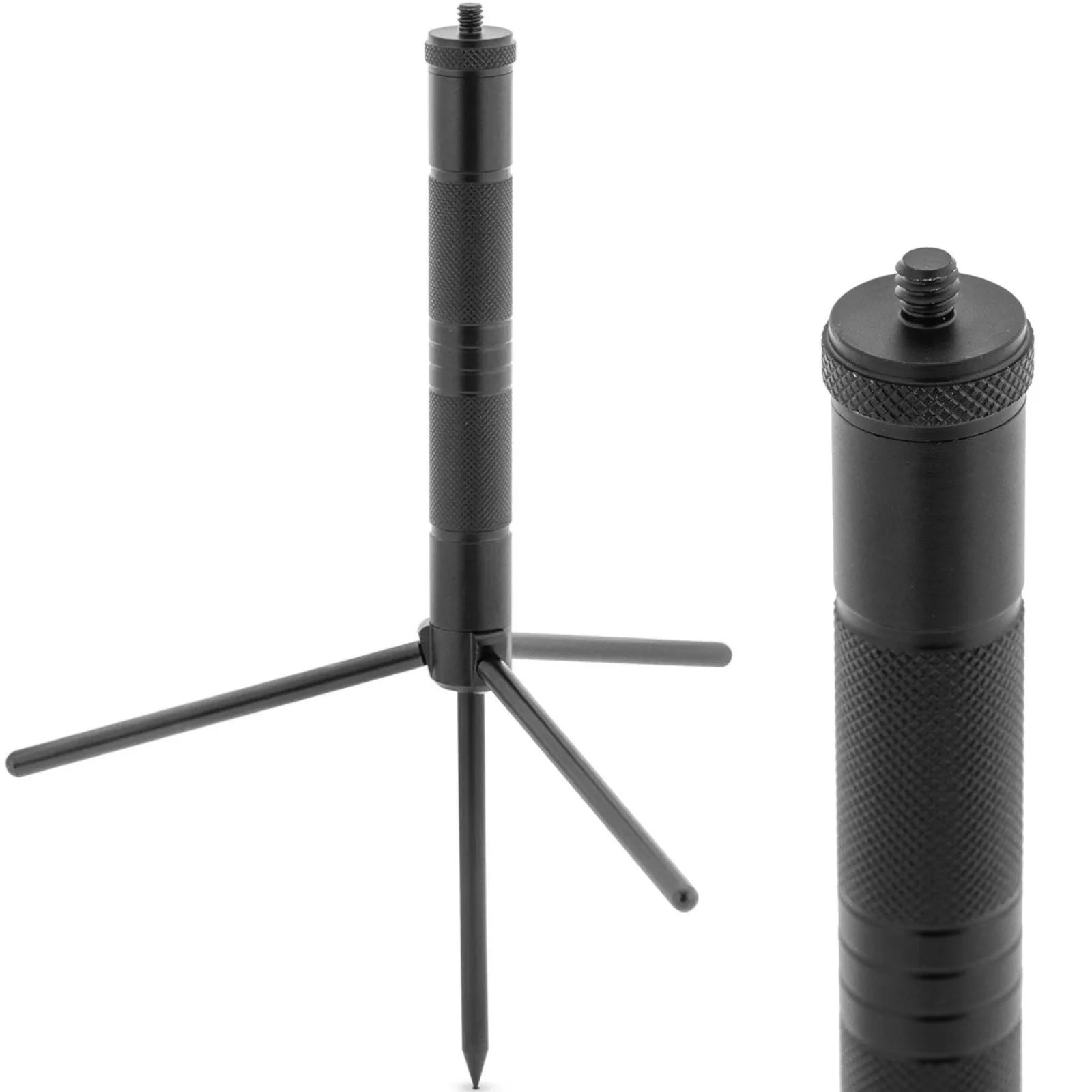 Mini statív s hrotom pre laserový zameriavač s krížom, 15–17 cm, závit 1/4''