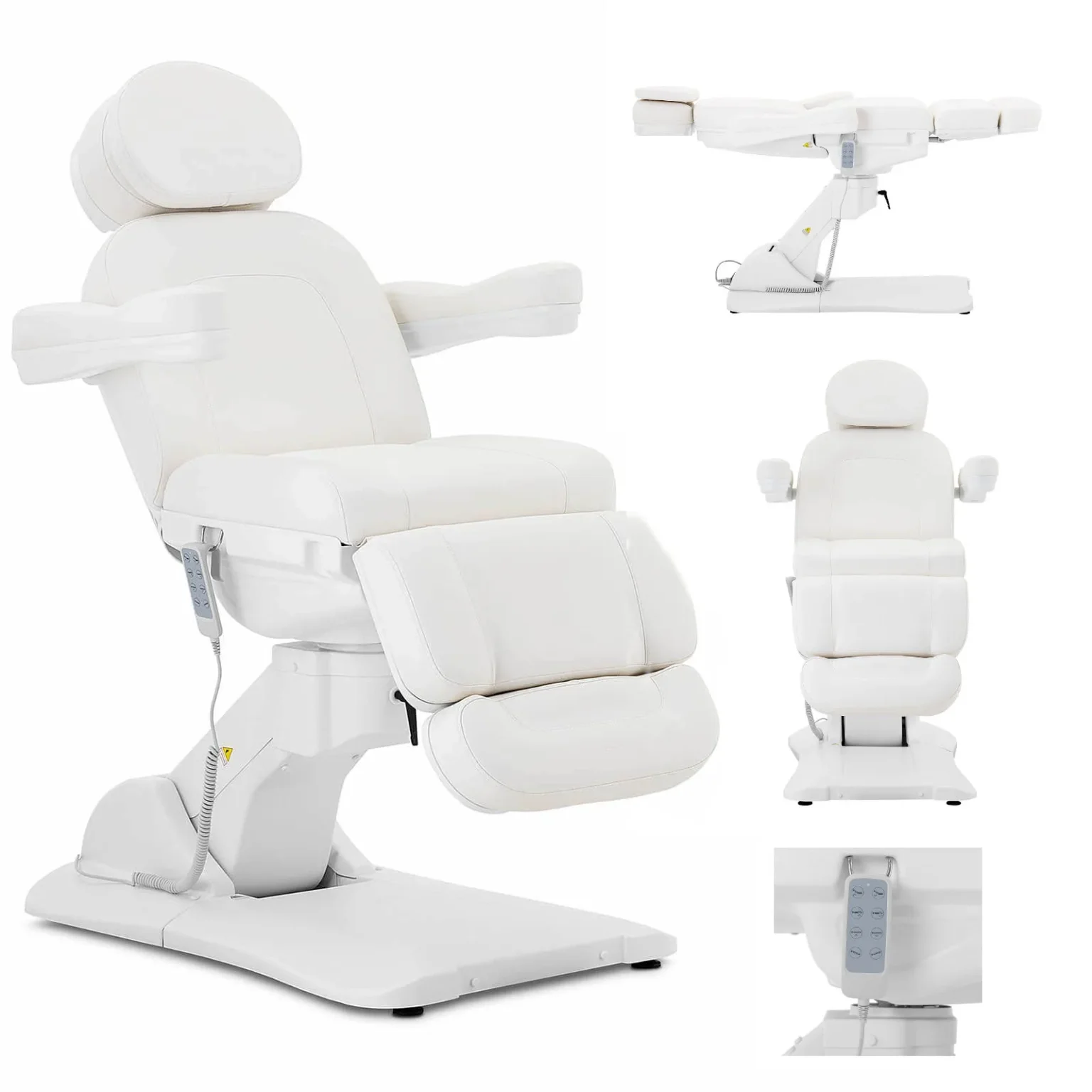 Scaun electric de masaj spa și cosmetică GENOA - Alb