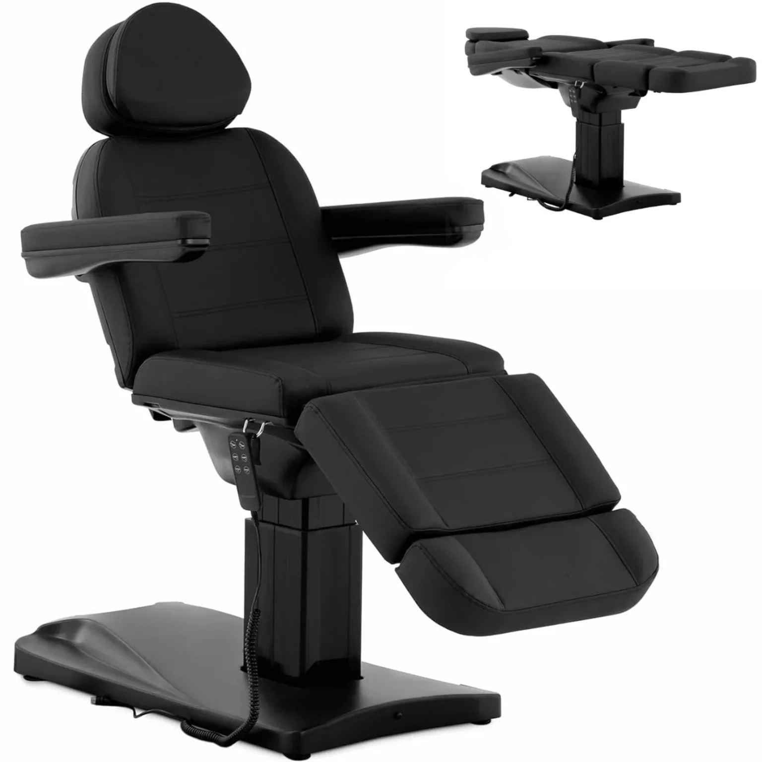 Scaun electric de înfrumusețare cu telecomandă PHYSA ROVIGO BLACK Scaun electric de înfrumusețare cu telecomandă PHYSA ROVIGO BLACK