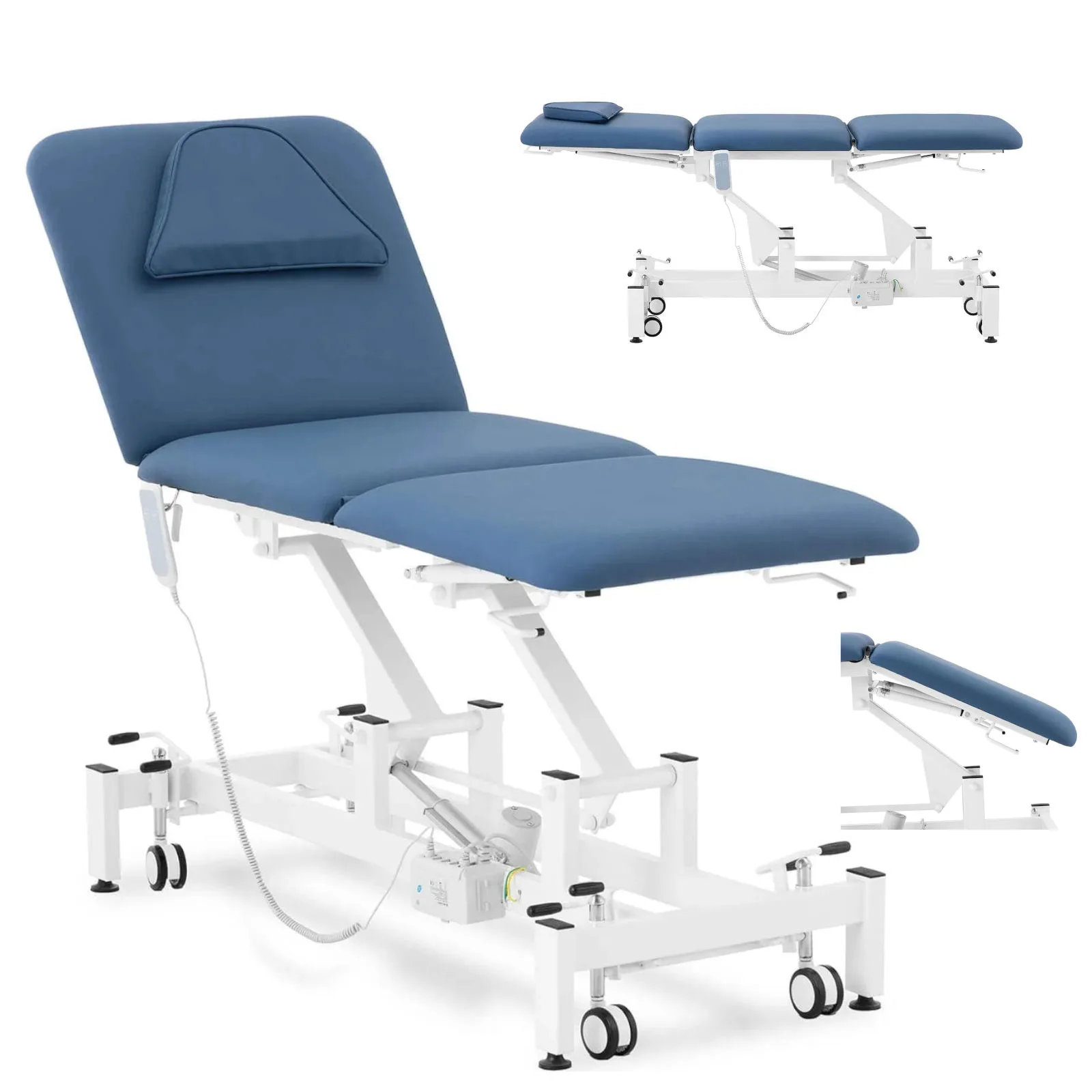 VALENCE elektromos masszázs szépségápolási asztal 150 kg - Kék