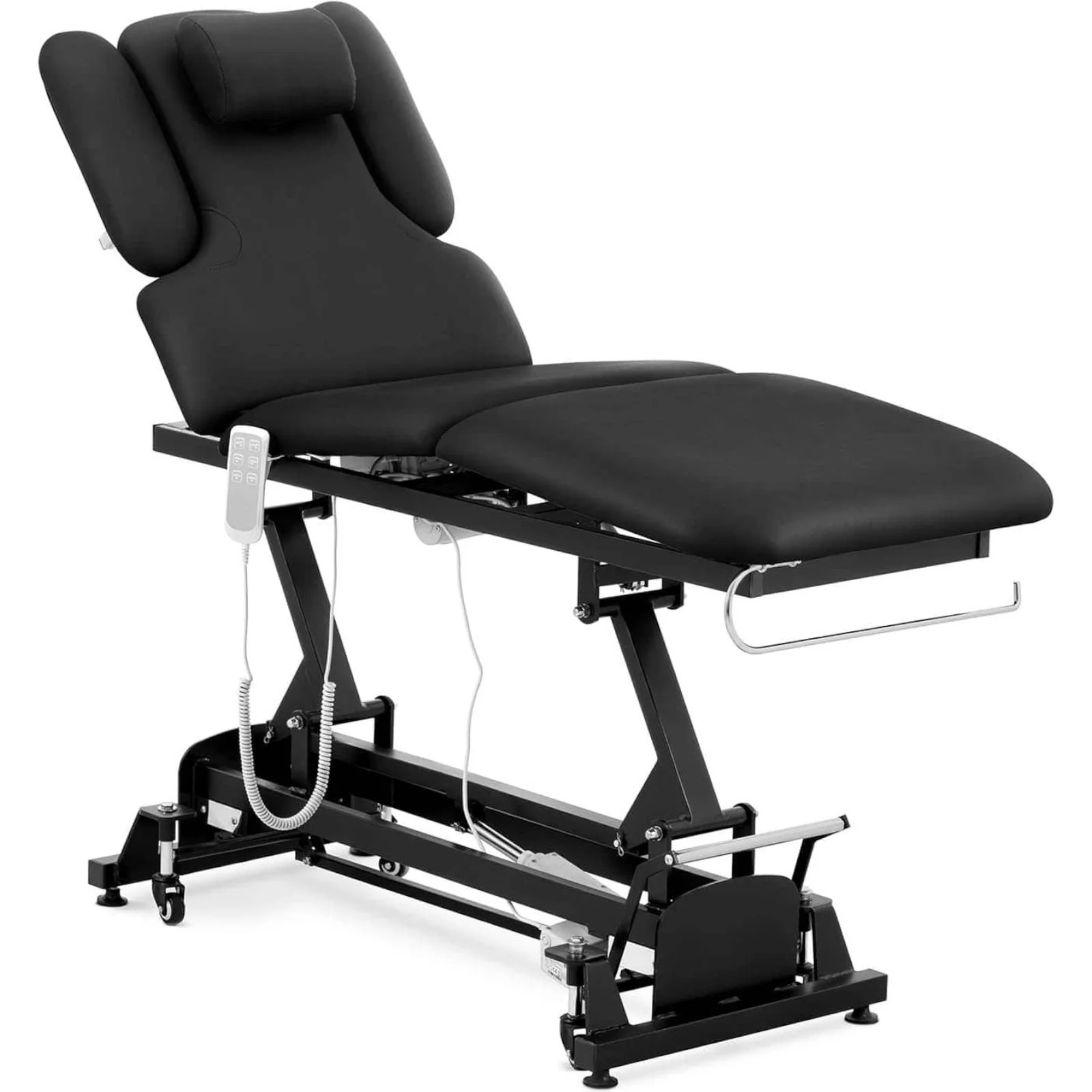 Masă de masaj electrică NANTES cu 3 motoare, capacitate de 250 kg – Negru 2