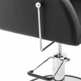Scaun de frizerie și cosmetică Physa YOXALL cu suport pentru picioare - Negru 3
