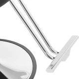Scaun de frizerie și cosmetică Physa YOXALL cu suport pentru picioare - Negru 5