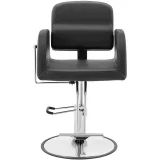 Scaun de frizerie și cosmetică Physa YOXALL cu suport pentru picioare - Negru 6