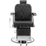 Scaun ajustabil Physa FOXLEY pentru frizerie, coafură și cosmetică, pentru tatuaje - Negru 6
