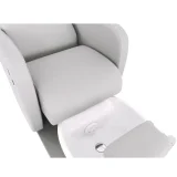 Scaun electric pentru pedichiură HAVANA cu suport pentru picioare și cadă pentru picioare - Gri 5