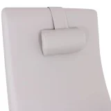 Scaun electric pentru pedichiură HAVANA cu suport pentru picioare și cadă pentru picioare - Gri 6