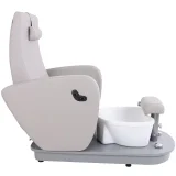 Scaun electric pentru pedichiură HAVANA cu suport pentru picioare și cadă pentru picioare - Gri 7