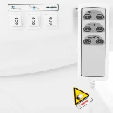LA PAZ Podiatrické, tetovacie, masážne a wellness kreslo – biele 5