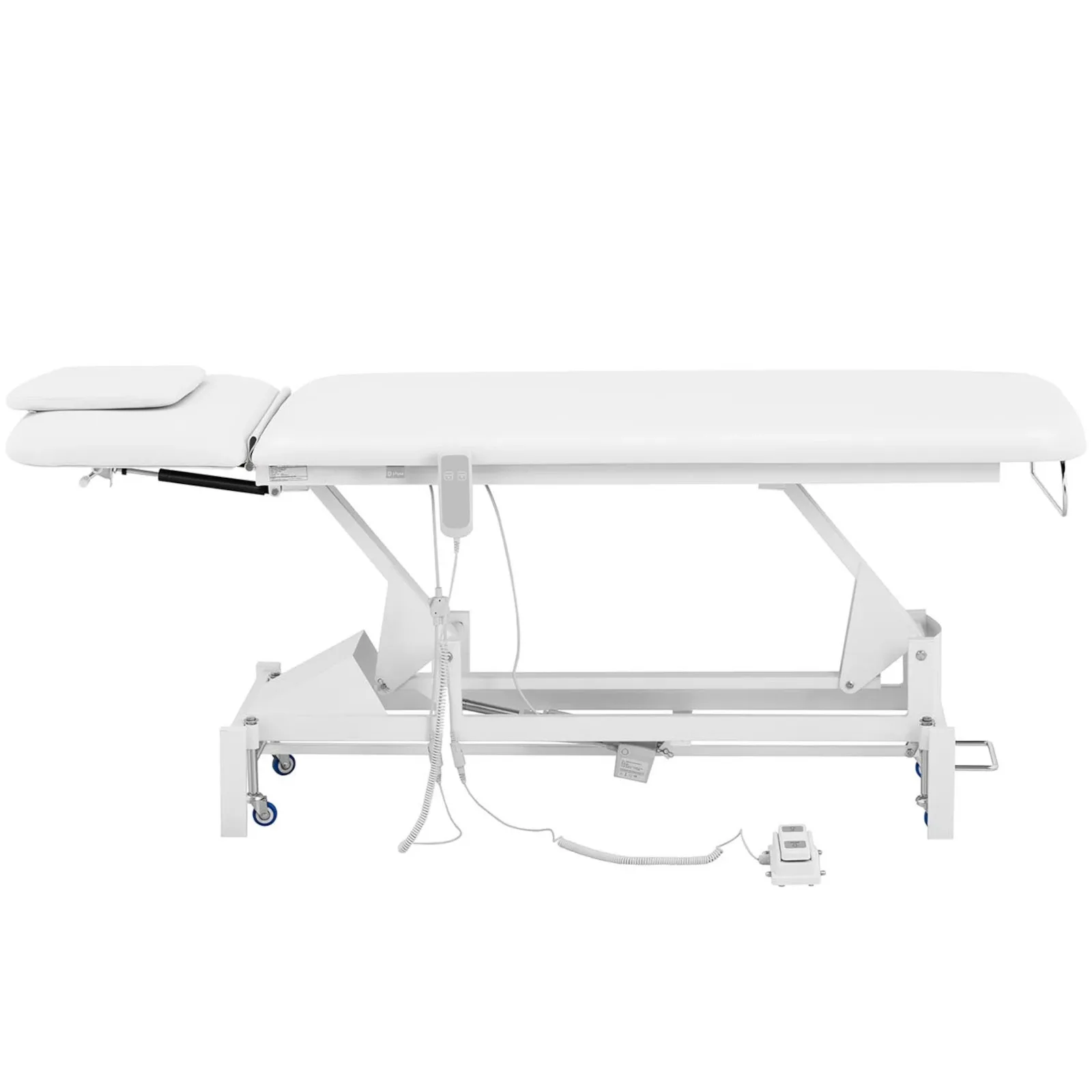 LILLE elektromos masszázságy/kozmetikai asztal, 1 motor, 200 kg - Fehér 5