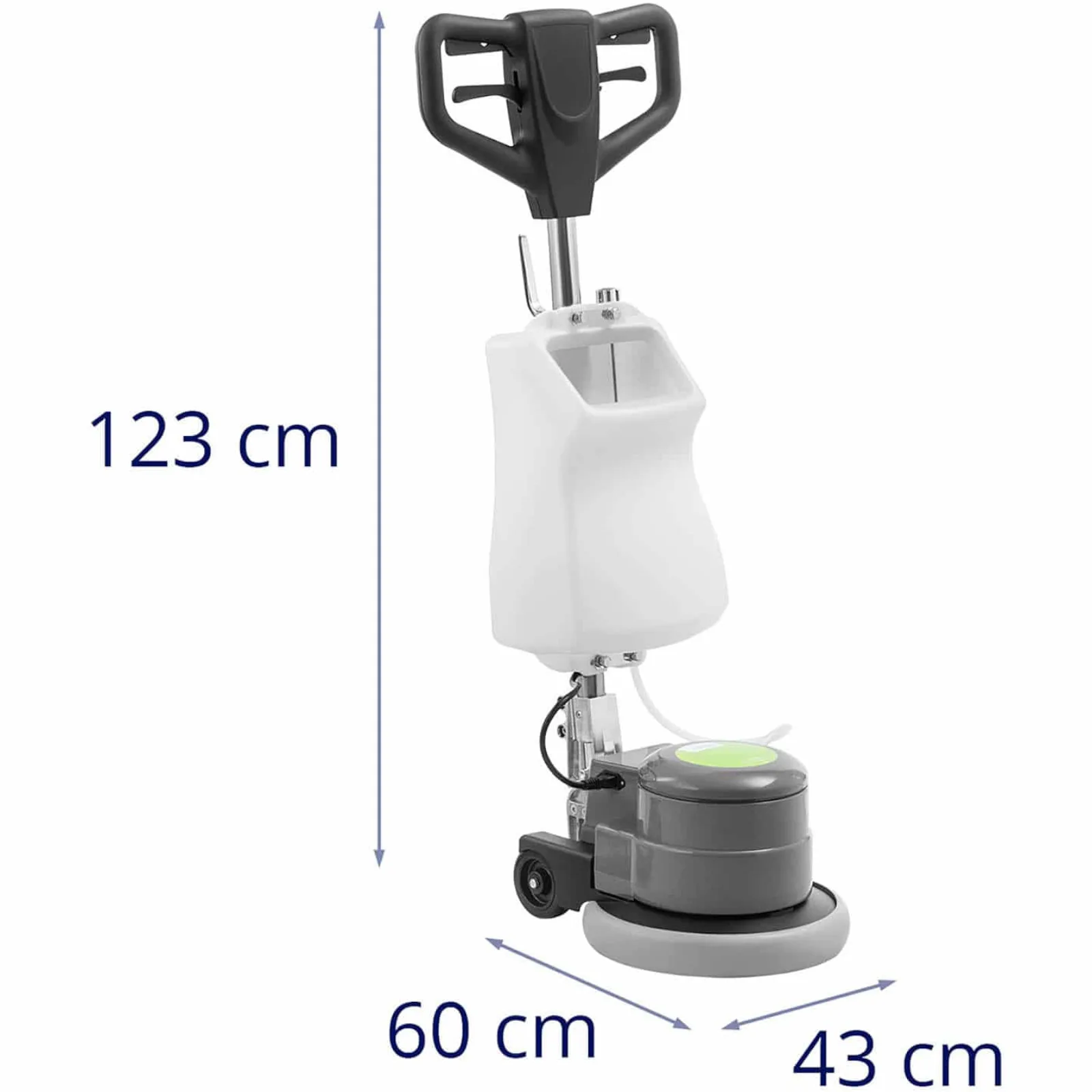 Mașină de spălat și uscat, mașină de curățat pardoseli, 13'' 8 L 190 rpm 9