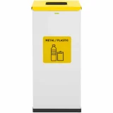 Coș de gunoi de 60 L pentru sortarea deșeurilor - metal și plastic 6
