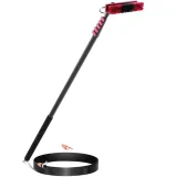 Perie telescopică cu pulverizator de apă și furtun pentru curățarea ferestrelor și a panourilor solare, lungime 9 m 2
