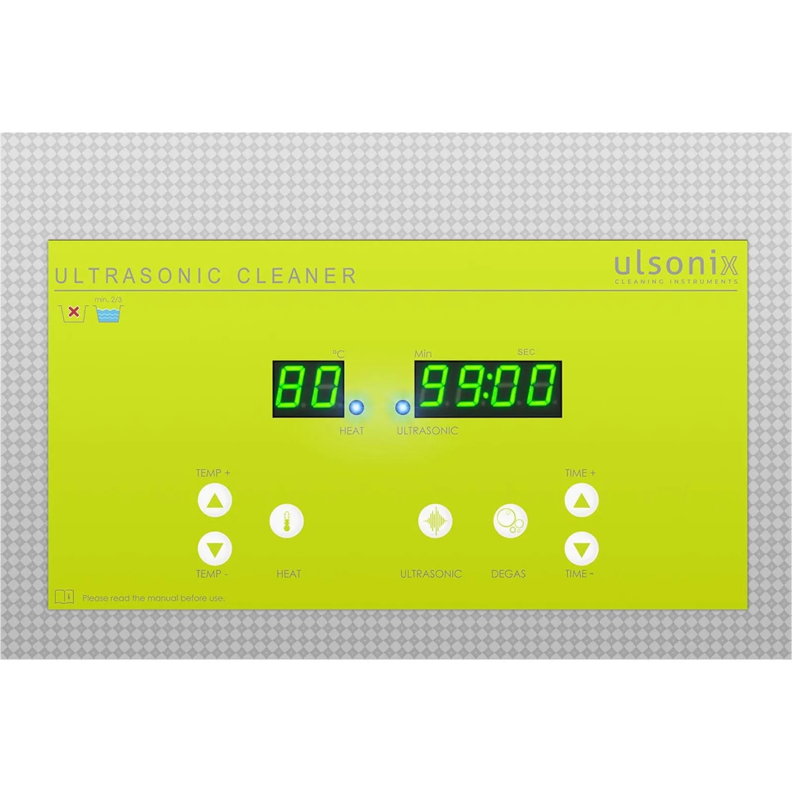 Ultrahangos tisztítófürdő LED-del, 30 l, 600 W 4