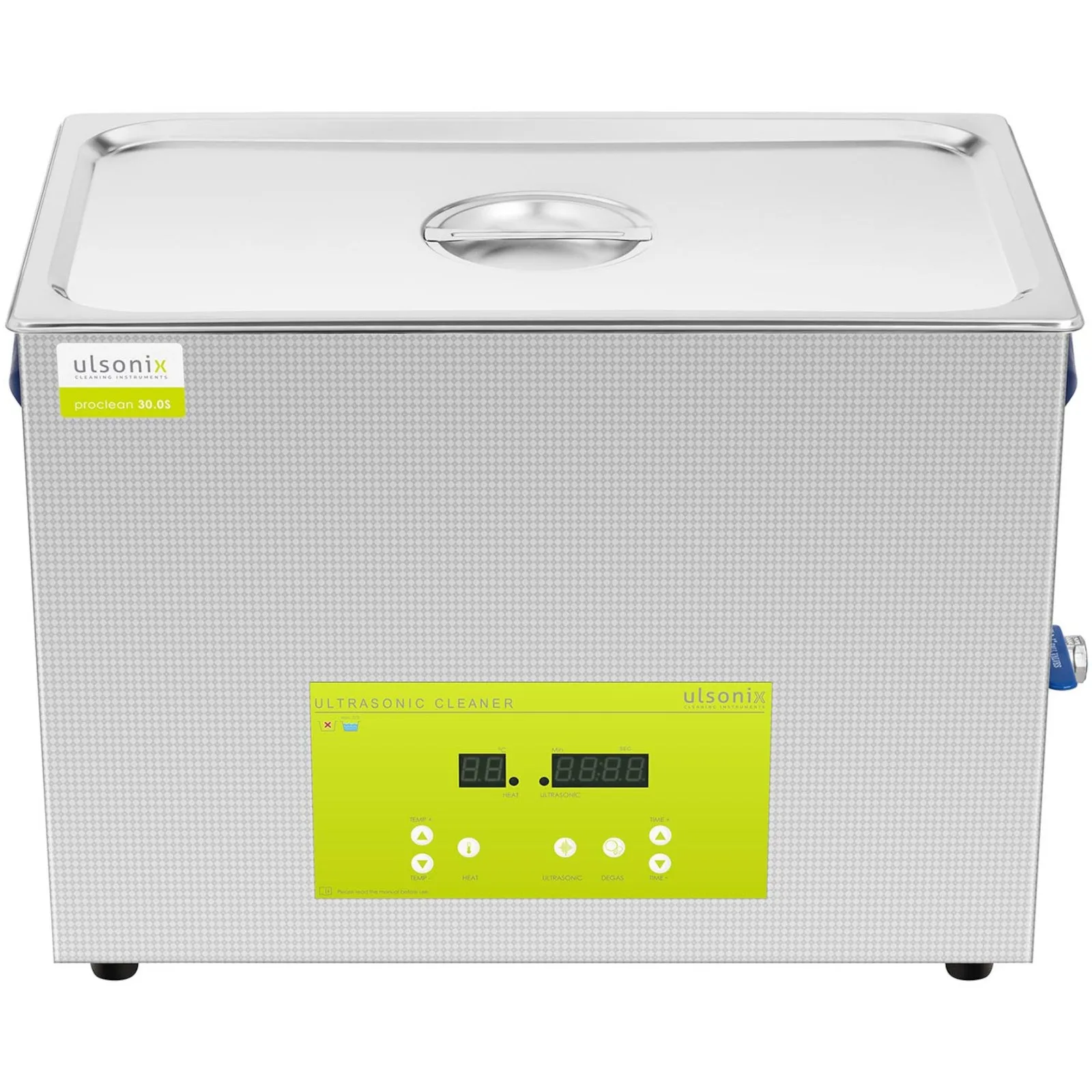 Ultrahangos tisztítófürdő LED-del, 30 l, 600 W 5