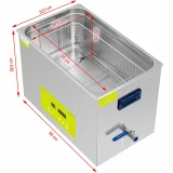Ultrazvučni čistač kupaonice s LED-om, 30 L, 600 W 6
