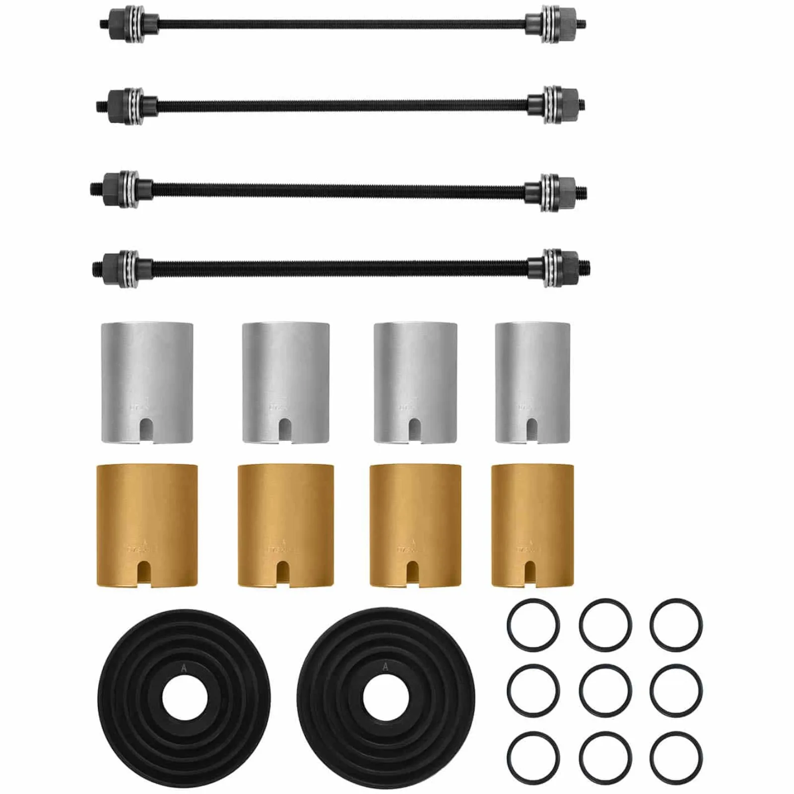Extractor pentru manșon de etanșare a rulmentului, diametru interior 34–72 mm – set 2