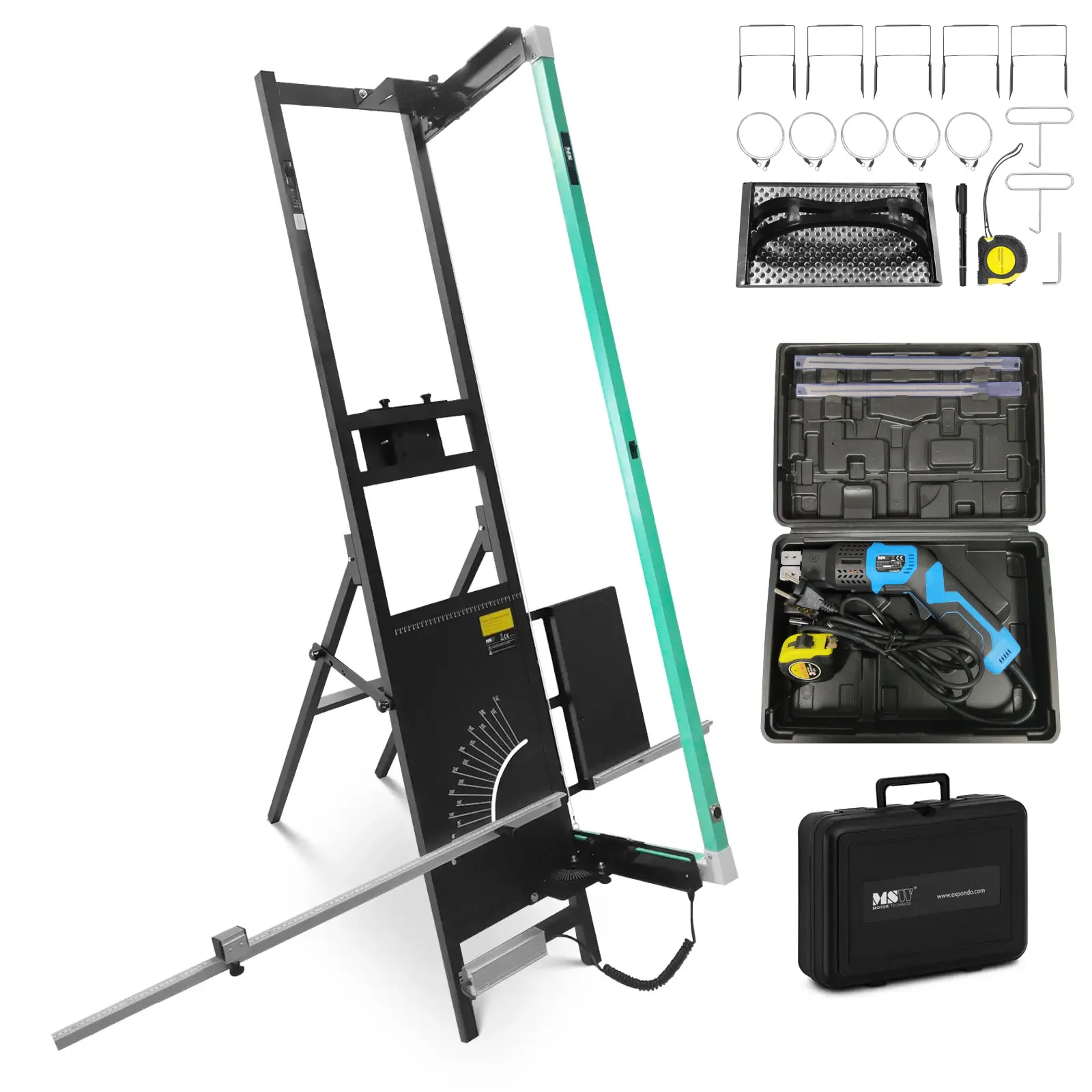 Polisztirol vágógép állvánnyal és hőkésekkel 1350 / 330 mm 200 W