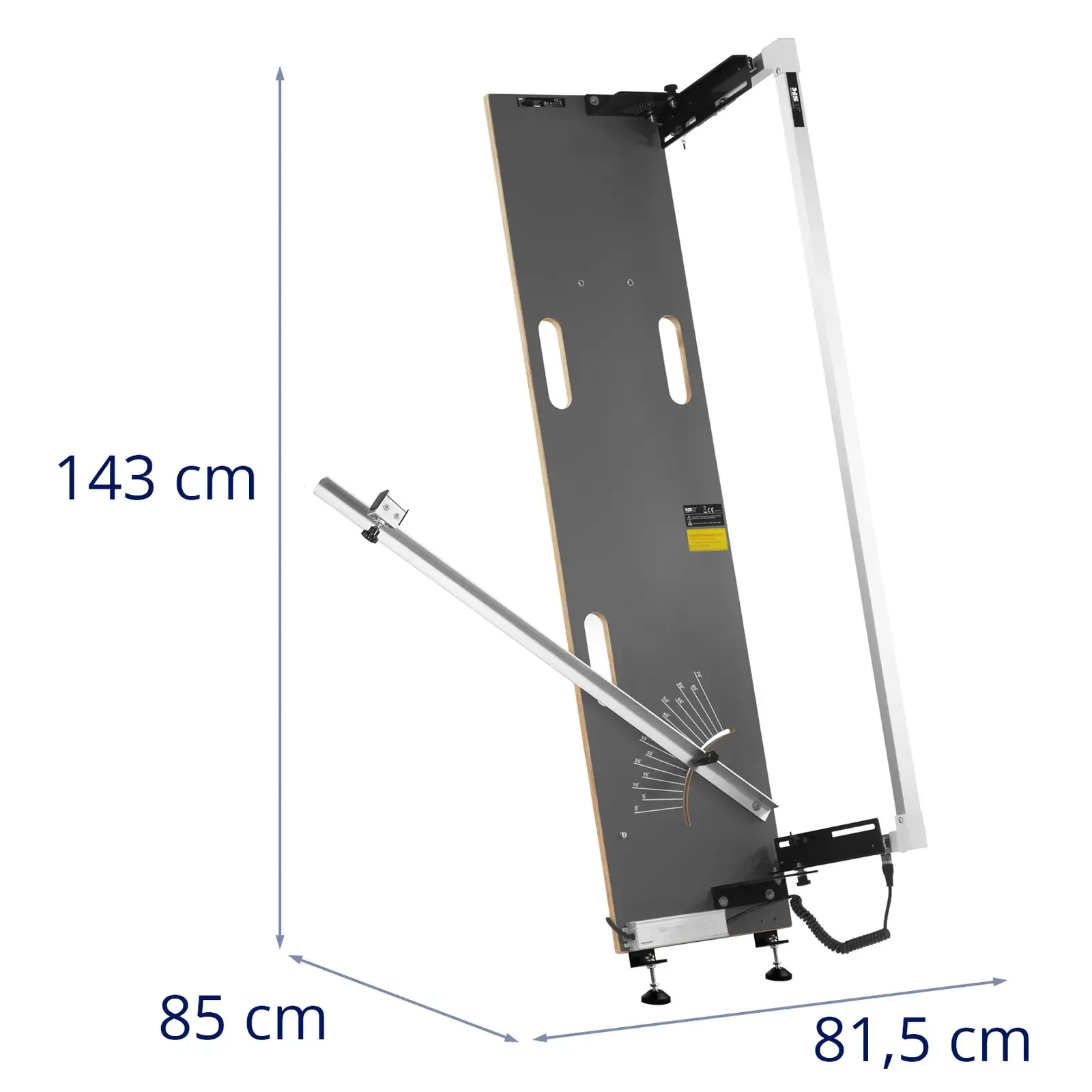 Mașină de tăiat polistiren cu cuțit termic pe picioare, lungime 1070 mm, adâncime 310 mm, 160 W 7
