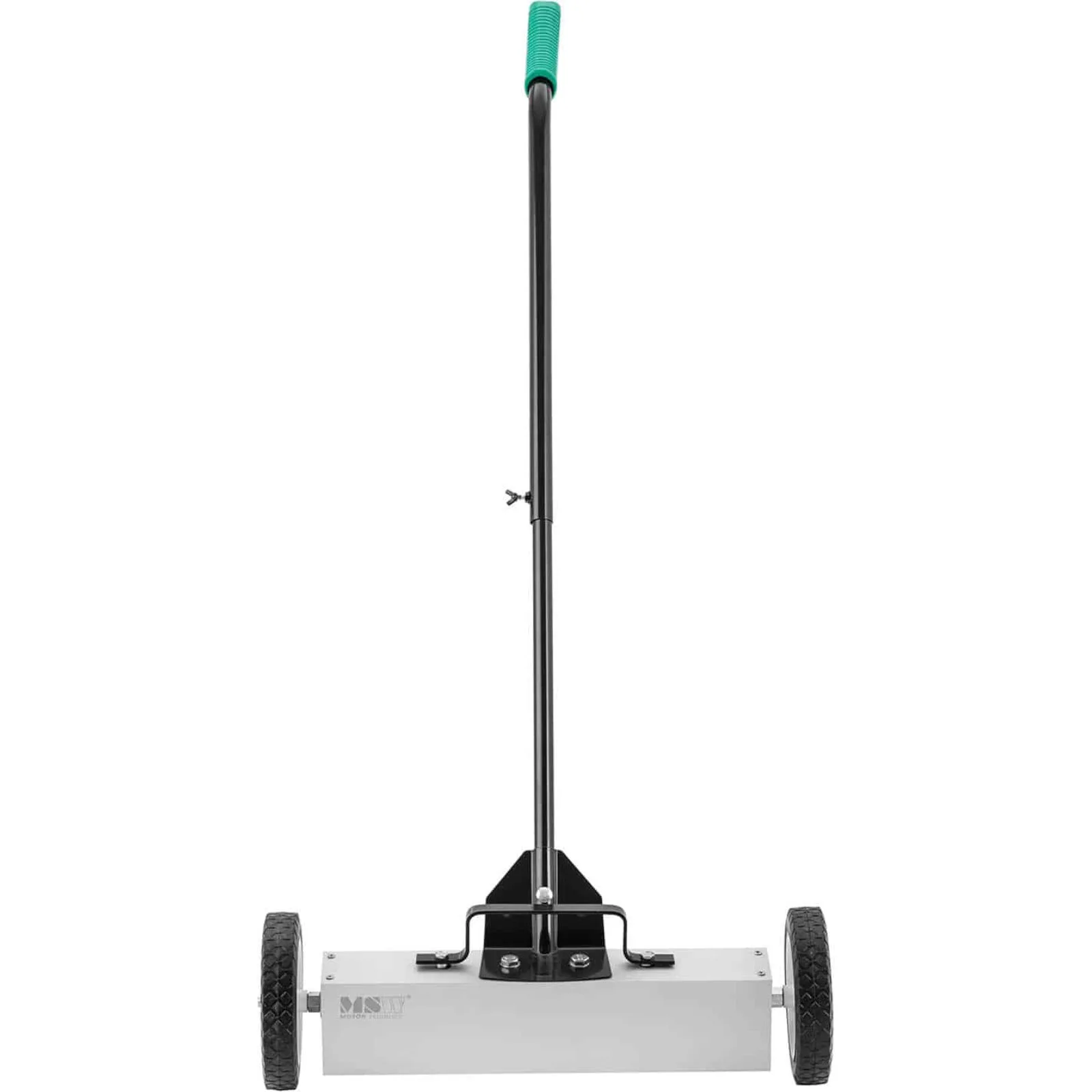 Magnetic broom for collecting nail filings on wheels, 45 cm wide 5