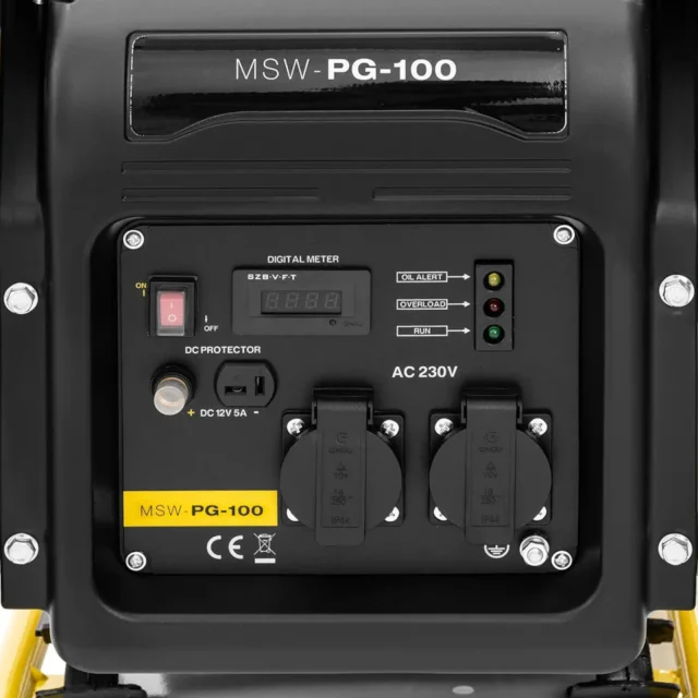 Inverter típusú áramfejlesztő, 5 l, 230 V, 3600 W, AVR