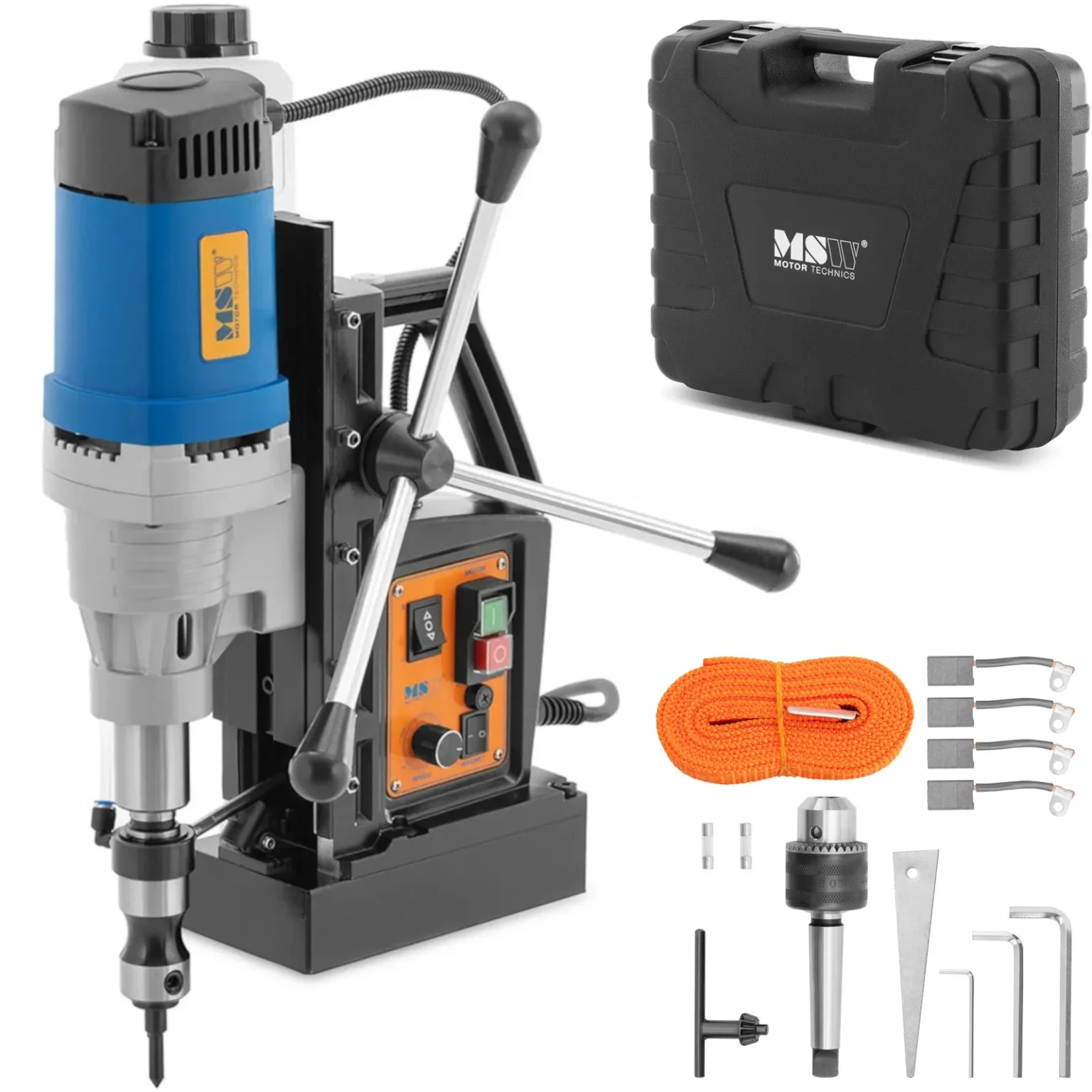 Mașină de găurit magnetică cu laser, mandrină Weldon de 19 mm, 395 rpm, 1680 W
