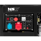 Mobil dízelgenerátor 240/400 V 8500 W 10 kVA 30 l 3