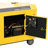 Generator diesel pe roți, 240/400 V, 8500 W, 10 kVA, 30 L 5