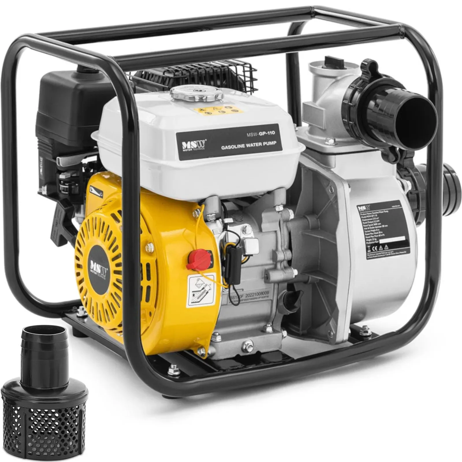 7 LE 3,6 l 60 m³/h benzinüzemű vízszivattyú