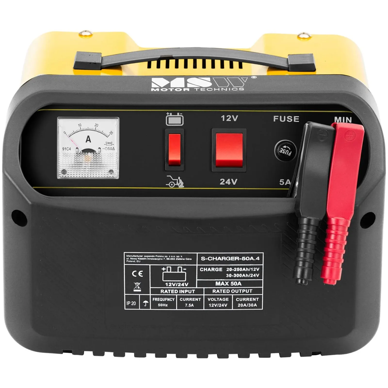 Autobatterieladegerät mit Starthilfefunktion, 12/24 V, 45 A 5