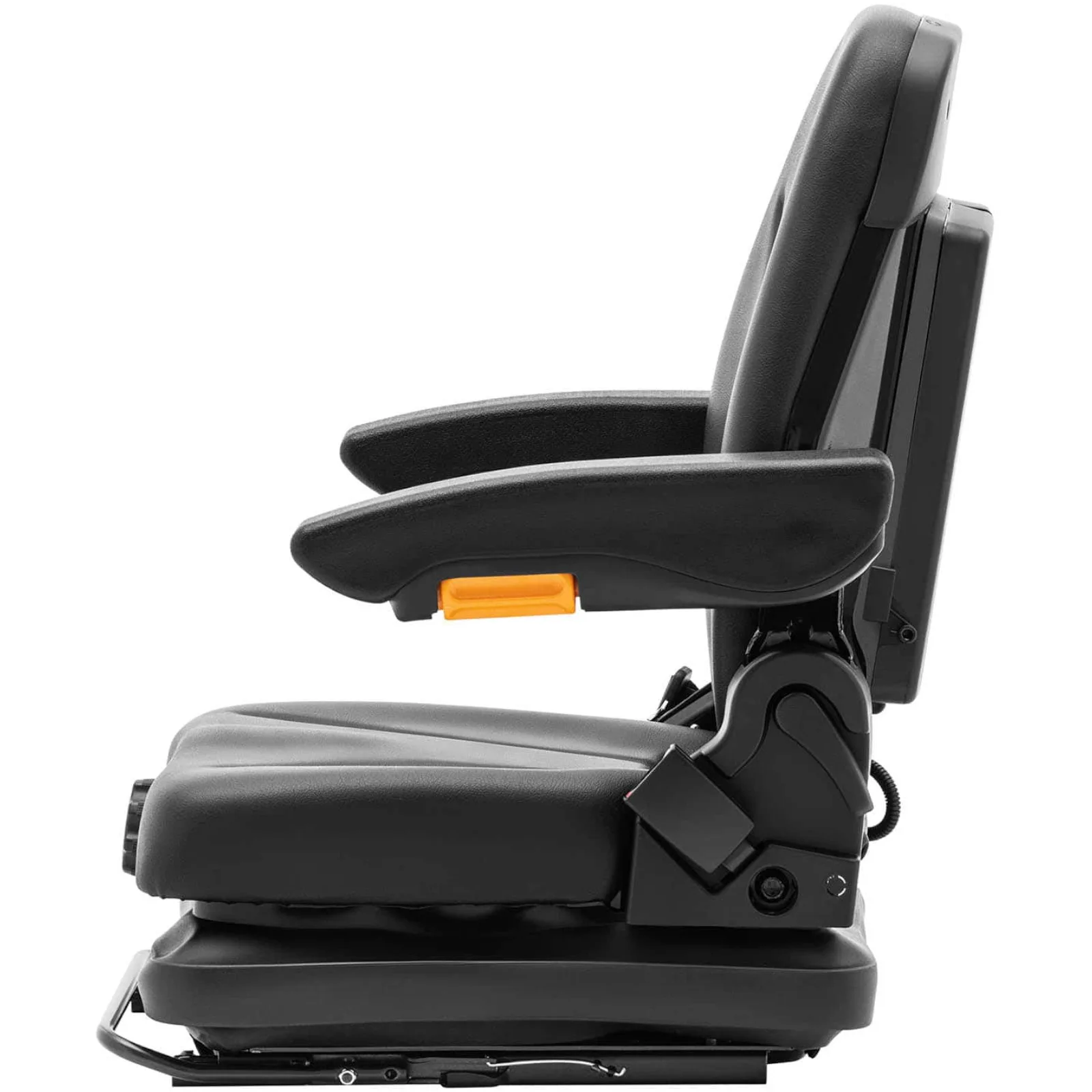 Adjustable seat with armrests and seat belt for tractor, seat dimensions 42x47cm 8