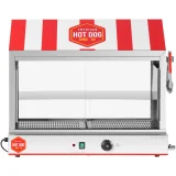 Încălzitor de hot dog pentru 300 de cârnați și 100 de chifle, 30–110 °C, 2400 W 7